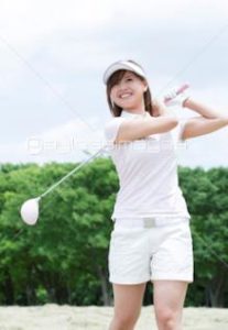 女子ゴルファー